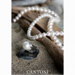 CANTONI COUTURE anello fili perle